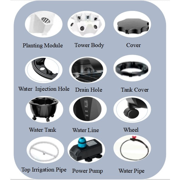 Hydroponics Garden Tower